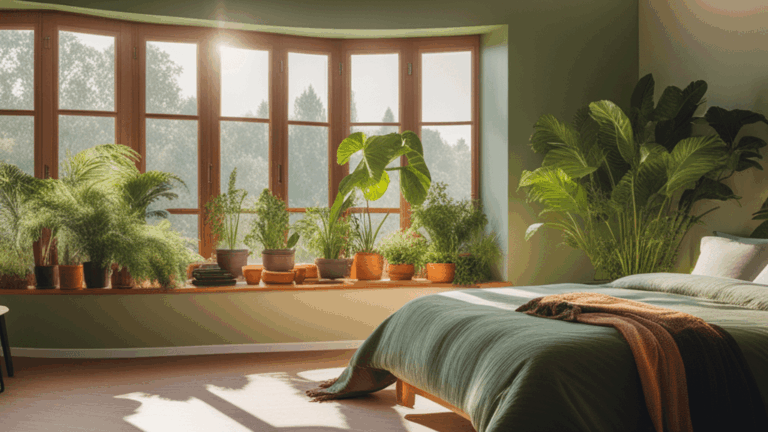 Cozy bedroom with top natural sleep solutions