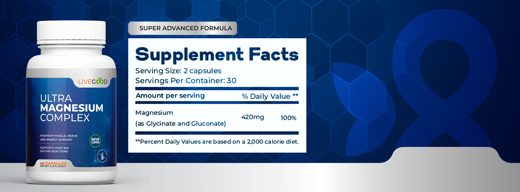 LiveGood Ultra Magnesium Complex, a top natural sleep solution for better sleep